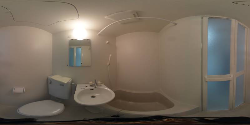 パノラマ画像バスルーム