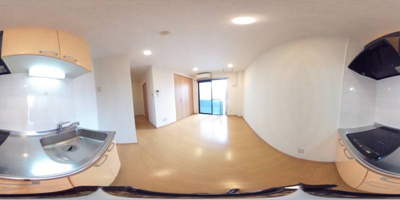 パノラマ画像キッチン