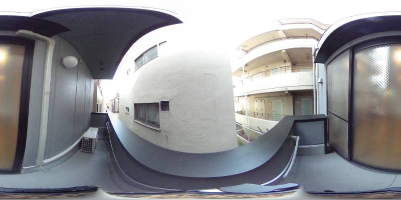 パノラマ画像バルコニー