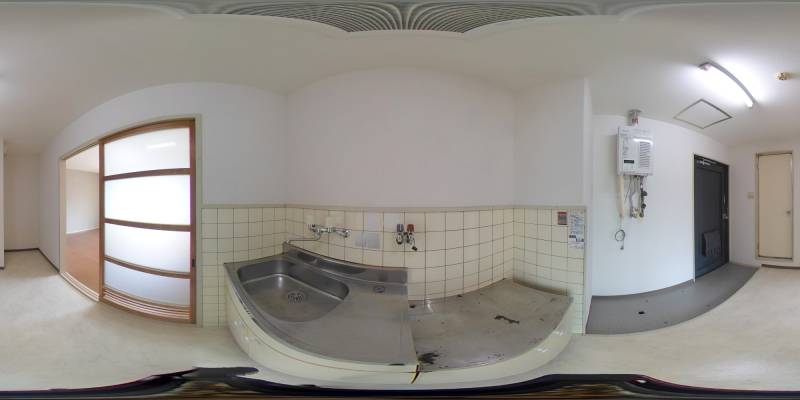 パノラマ画像キッチン