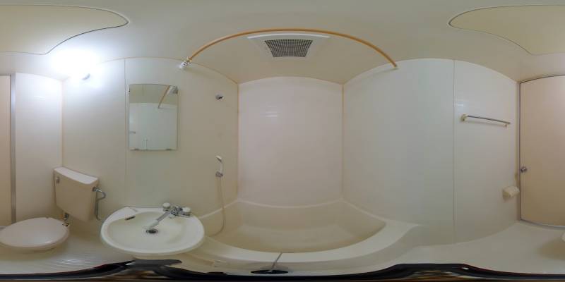 パノラマ画像バスルーム