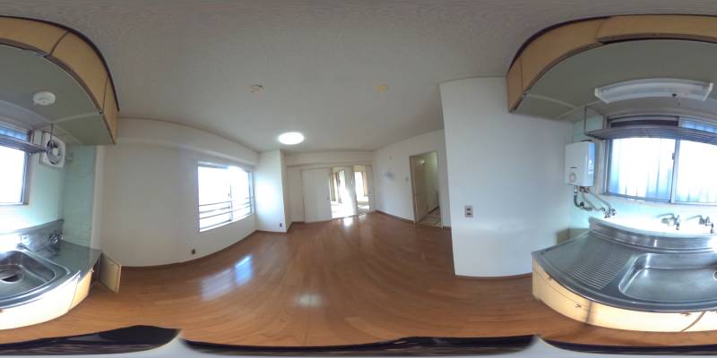 パノラマ画像キッチン