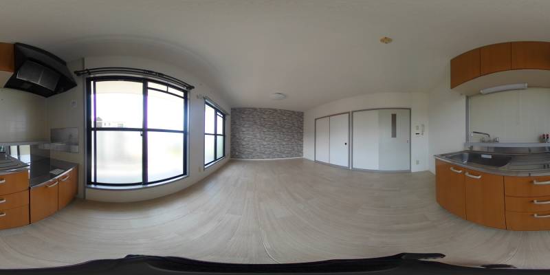 パノラマ画像キッチン