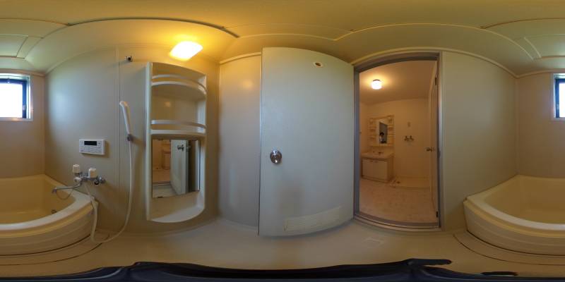 パノラマ画像バスルーム