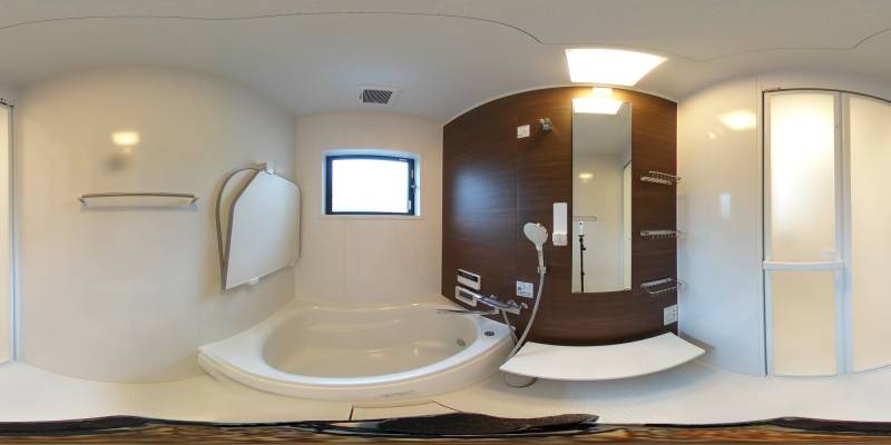 パノラマ画像バスルーム