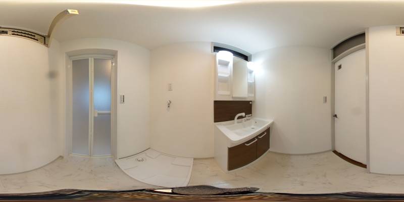 パノラマ画像洗面所