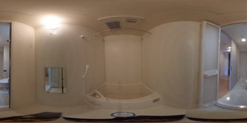 パノラマ画像バスルーム