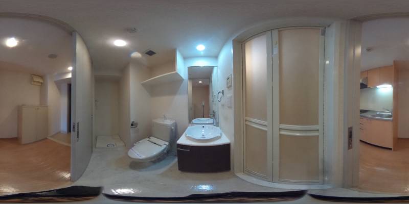 パノラマ画像洗面所