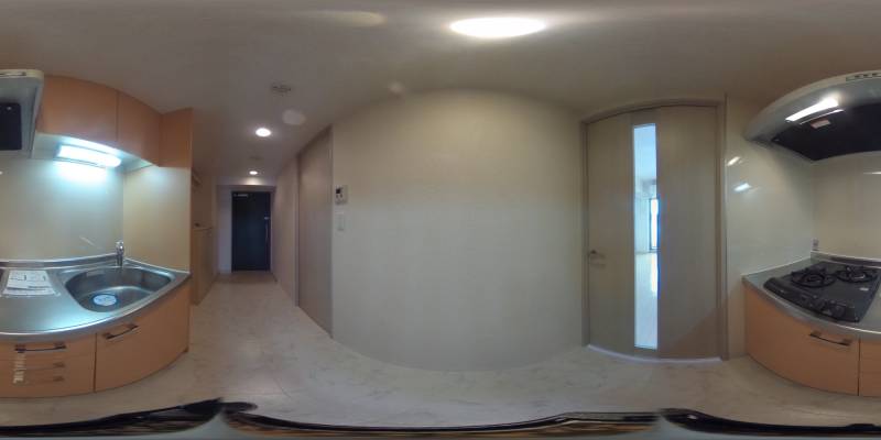 パノラマ画像キッチン