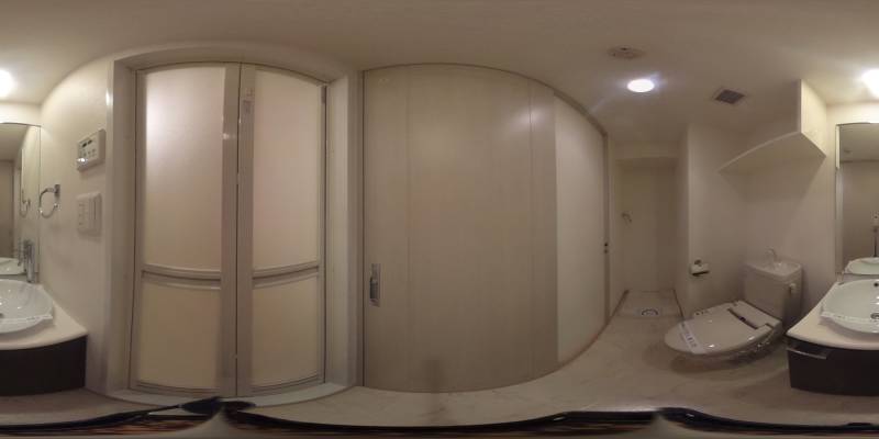 パノラマ画像洗面所