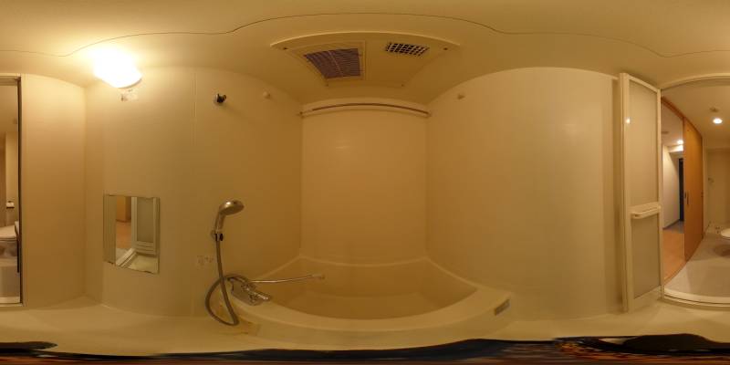 パノラマ画像バスルーム