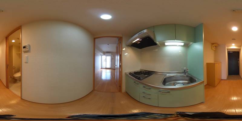 パノラマ画像キッチン