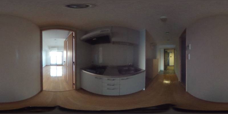 パノラマ画像キッチン