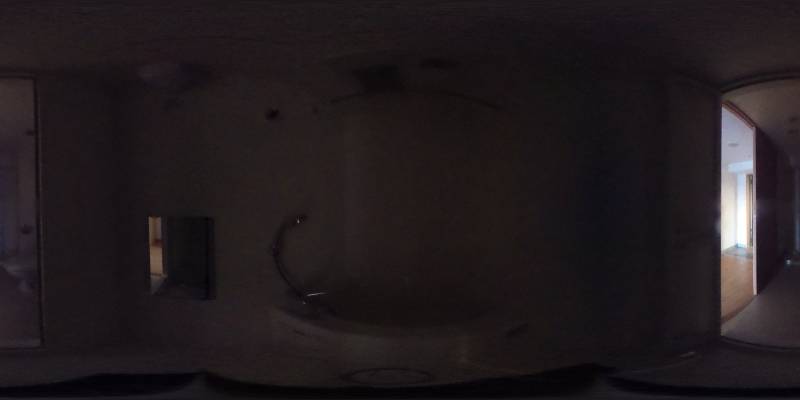 パノラマ画像バスルーム