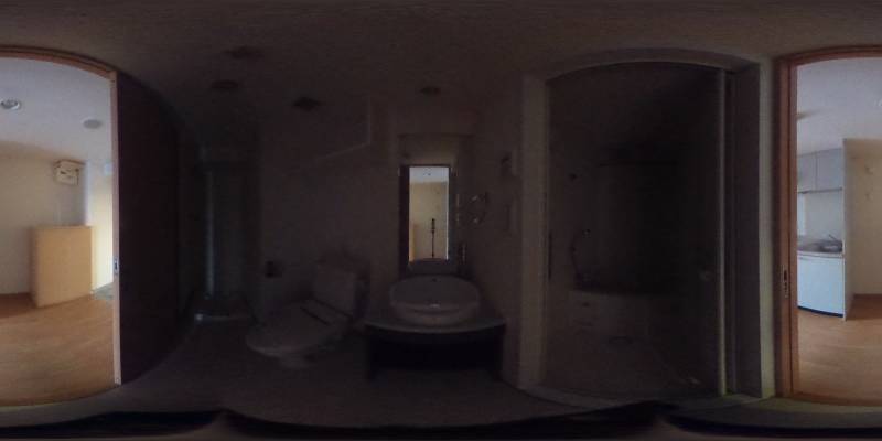 パノラマ画像洗面所