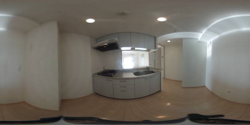 パノラマ画像キッチン