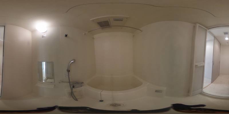 パノラマ画像バスルーム