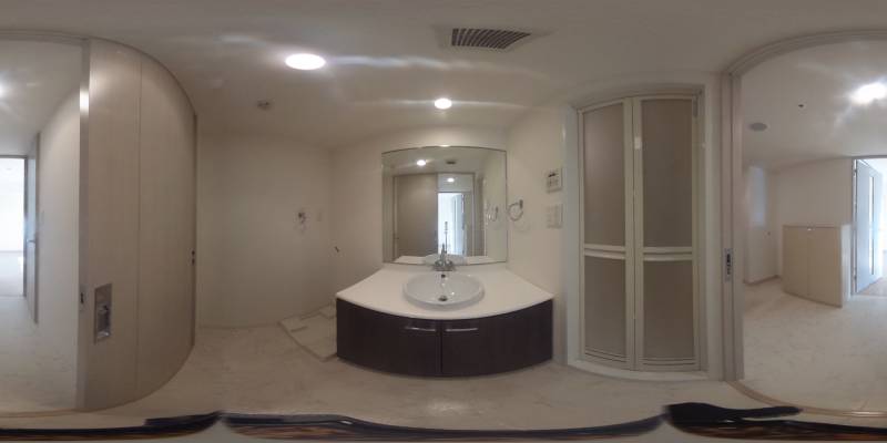 パノラマ画像洗面所