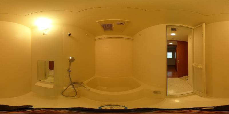 パノラマ画像バスルーム