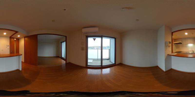 パノラマ画像リビング