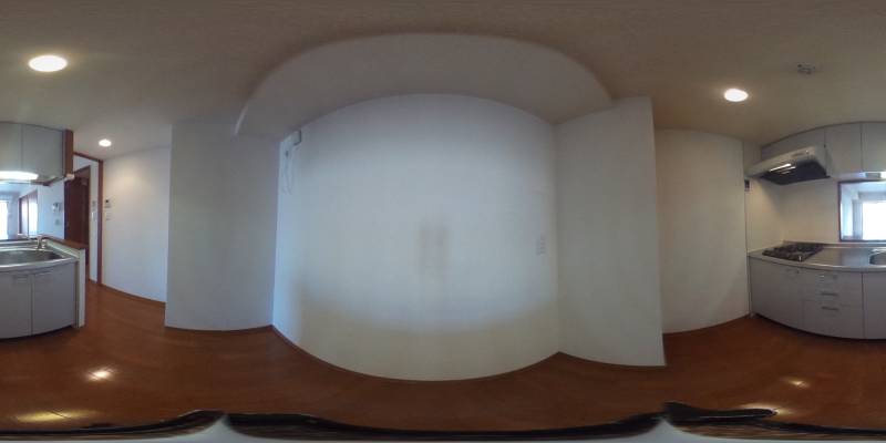 パノラマ画像キッチン