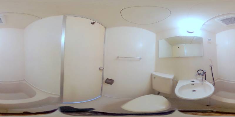 パノラマ画像バスルーム