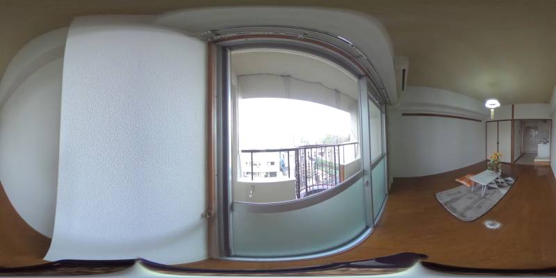 パノラマ画像洋室