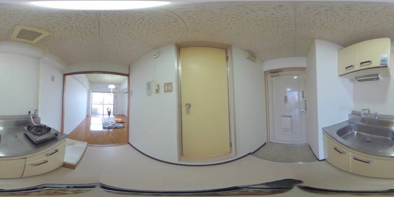 パノラマ画像キッチン