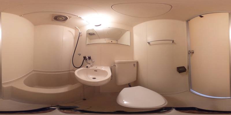 パノラマ画像バスルーム