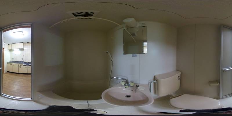 パノラマ画像バスルーム