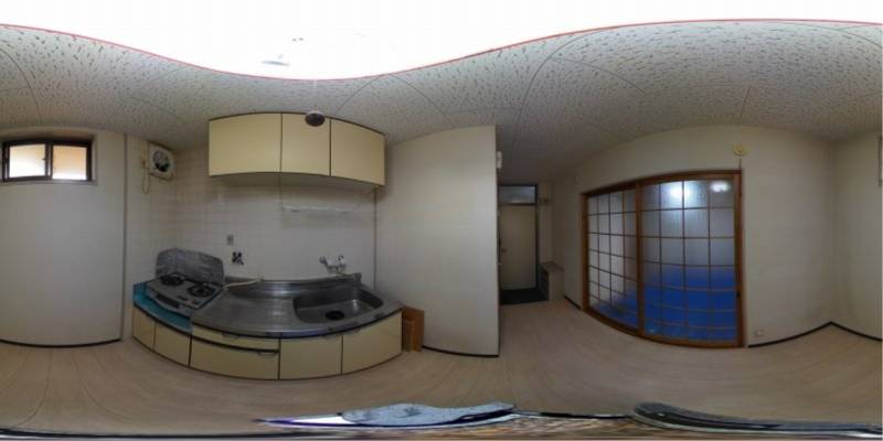 パノラマ画像キッチン