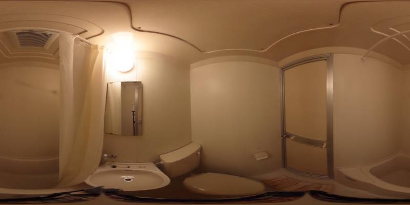 パノラマ画像バスルーム