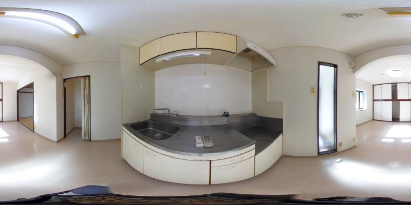 パノラマ画像キッチン