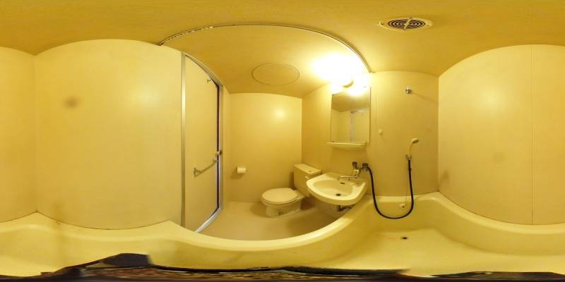 パノラマ画像バスルーム