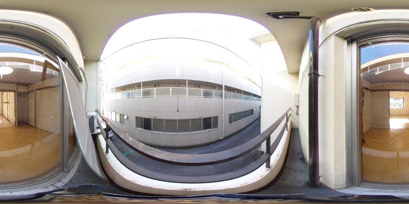 パノラマ画像バルコニー