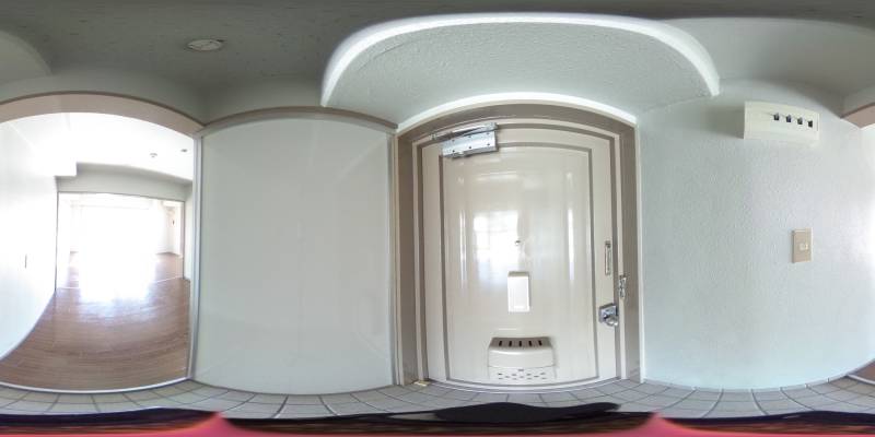 パノラマ画像玄関