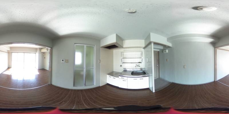 パノラマ画像キッチン