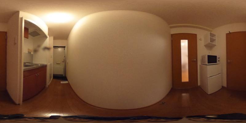 パノラマ画像キッチン