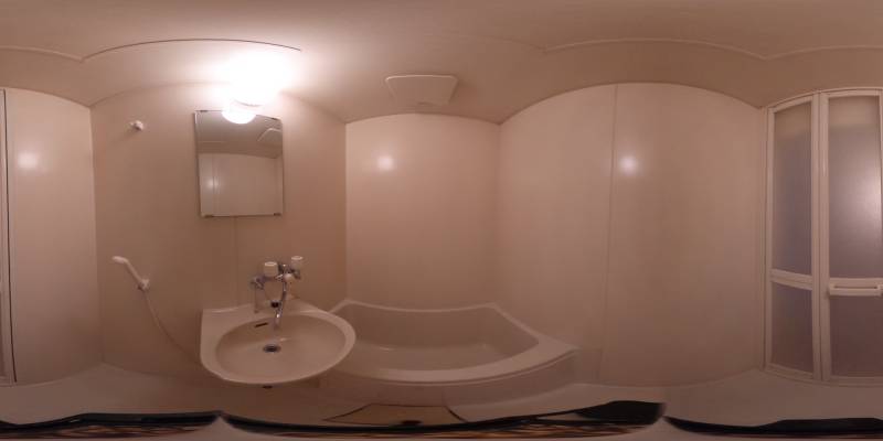 パノラマ画像バスルーム