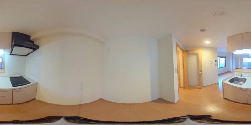 パノラマ画像キッチン