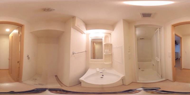 パノラマ画像洗面所