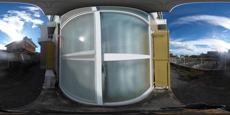 パノラマ画像バルコニー