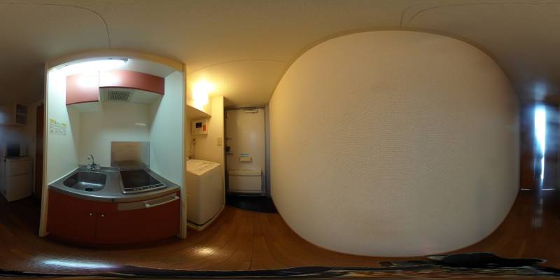 パノラマ画像キッチン