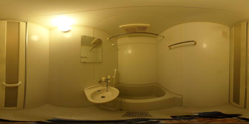 パノラマ画像バスルーム