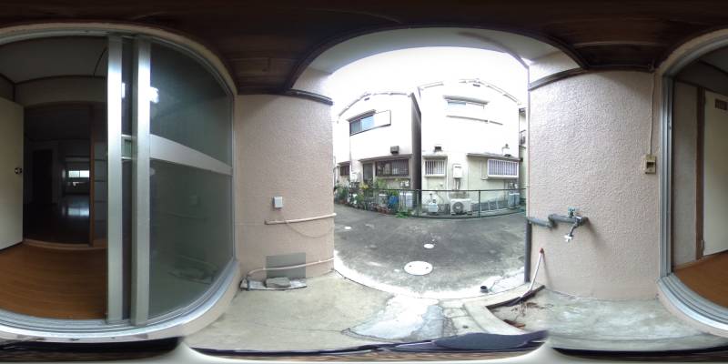 パノラマ画像バルコニー
