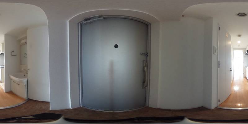 パノラマ画像玄関