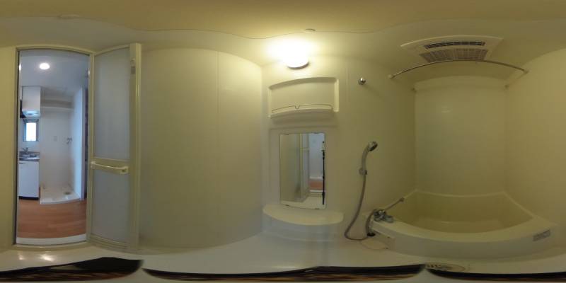 パノラマ画像バスルーム