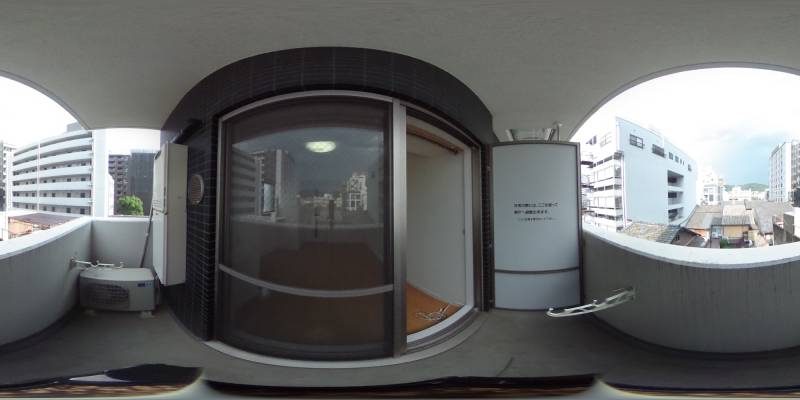 パノラマ画像バルコニー