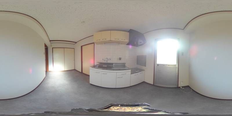 パノラマ画像キッチン