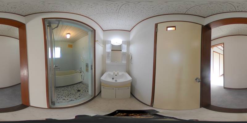 パノラマ画像洗面所